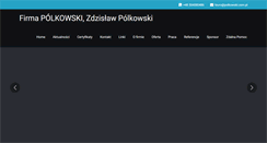 Desktop Screenshot of polkowski.com.pl